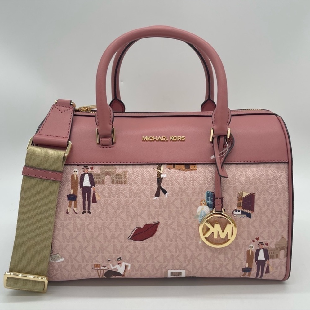 Michael Kors Medium Duffle Satchel Crossbody Bag - Picture 1 of 11
